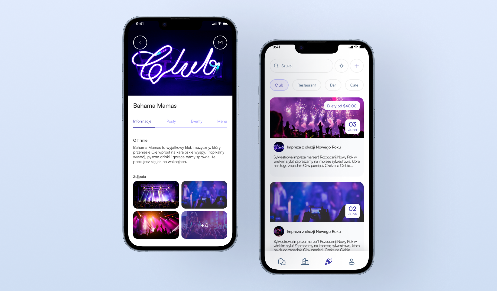UI of the ,,FleaMarket" mobile app