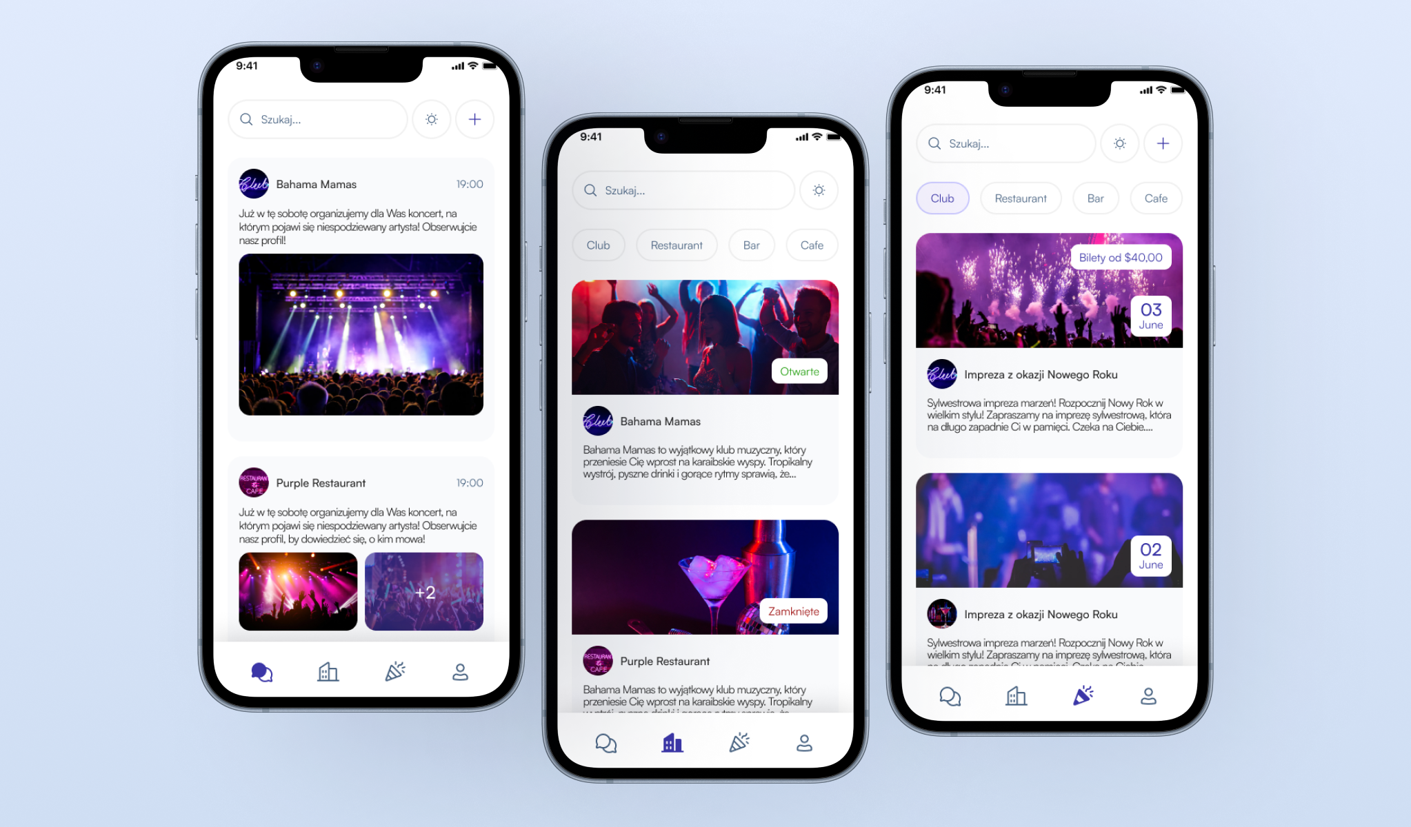 UI of the ,,FleaMarket" mobile app