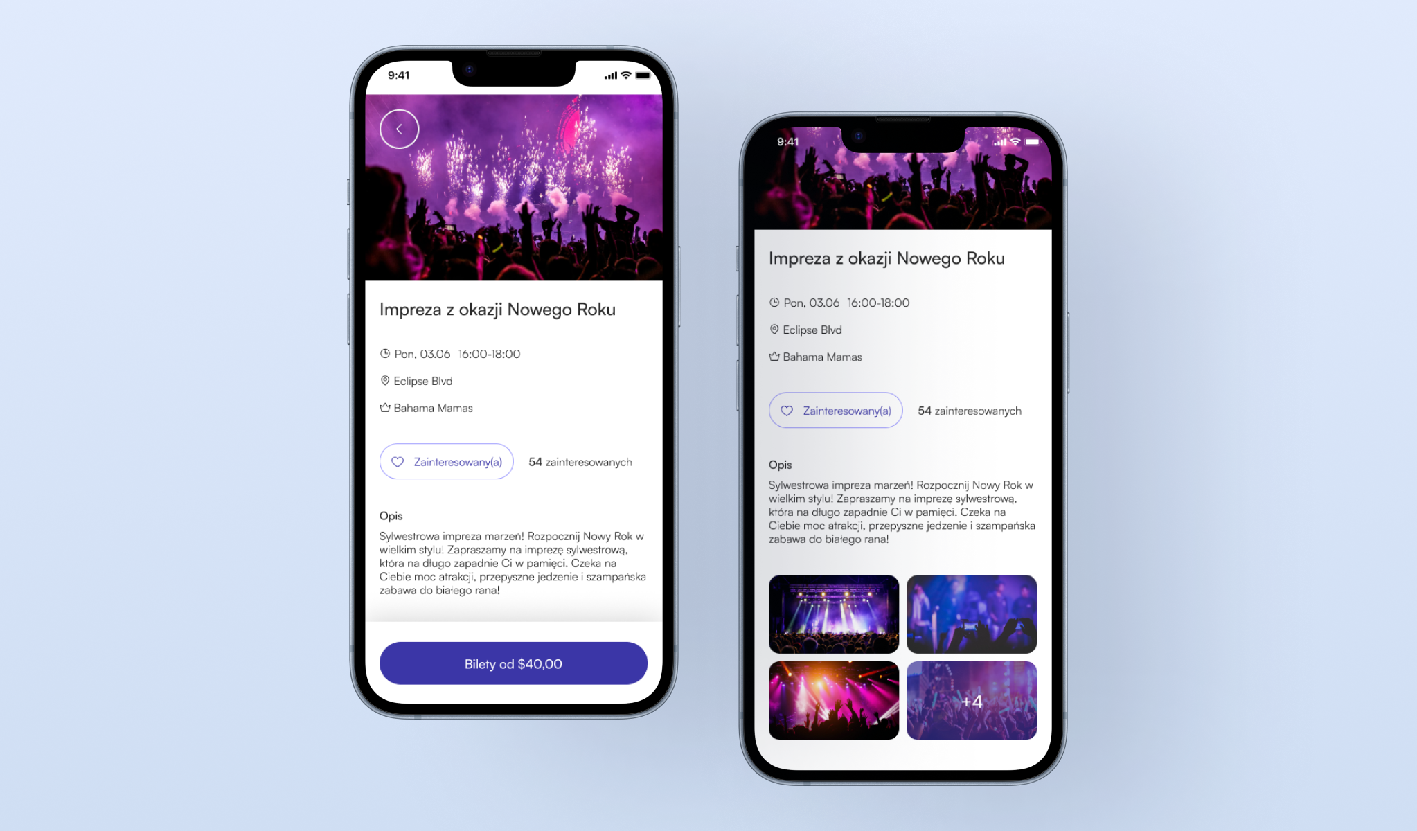 UI of the ,,FleaMarket" mobile app