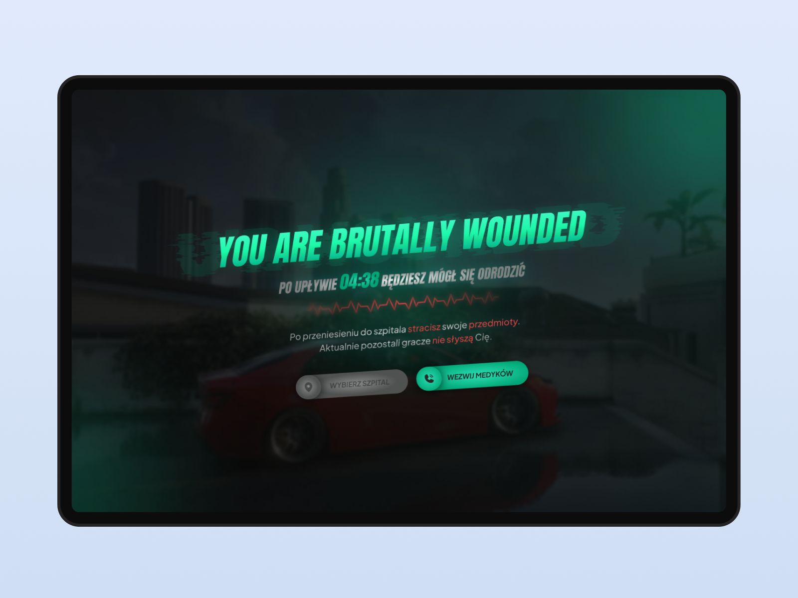 Cover of the death screen