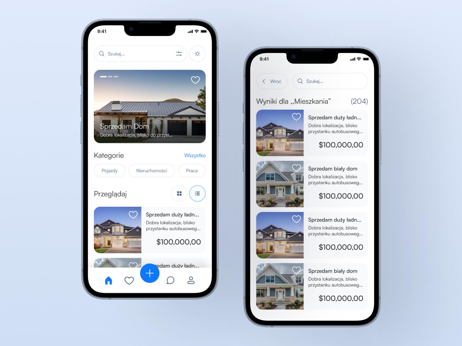 Cover of the ,,Flea Market" mobile app UI